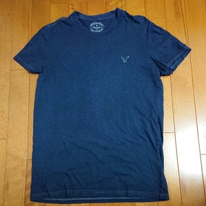 AmericanEagleアメリカンイーグル半袖Tシャツ(紺)sizeM程度