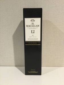 ハイランドシングルモルト マッカラン１２年MACALLAN 12YEARS OLD SHERRY OAK CASK [箱だけ] １箱