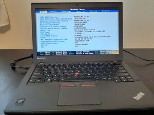 ジャンク品 LENOVO ThinkPad X250 Core i5-5200U,メモリ8GB,HDDなし,液晶12.5インチ