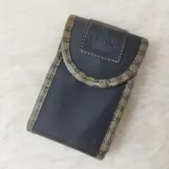 FENDI　フェンディ　シガレットケース　ペカン　タバコ　ブラック　ナイロン