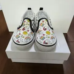 VANS スリッポン カラフルデザイン　レアデザイン　 13.5cm