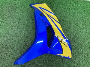 CBR1000RR サイドカウル 左 黄/青 MEL ホンダ 純正 中古 バイク 部品 SC57 後期 06-07年式 キャンディーフェニックスブルー 割れ欠け無し