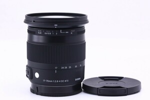 【超美品】シグマ SIGMA 17-70mm F2.8-4 DC MACRO OS HSM Contemporary ソニー SONY #13953