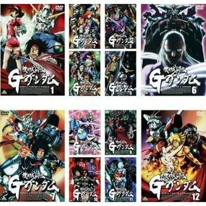 【ジャケット(紙)なし】機動武闘伝 Gガンダム 全12枚 第1話～第49話 レンタル落ち 全巻セット 中古 DVD アニメ