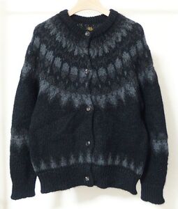 22AW BATONER バトナー BN-22FL-050 MOHAIR NORDIC CREW NECK CARDIGAN モヘヤ ニット ノルディック クルーネック カーディガン 2