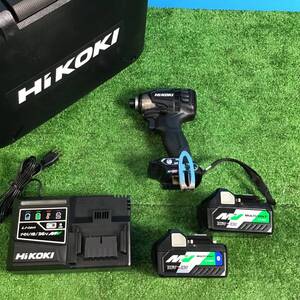 【美品】★ハイコーキ(HIKOKI ※旧:日立工機) コードレスインパクトドライバー WH18DDL2(2LXPK)(B)