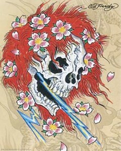 ミニポスター 400X500mm Ed Hardy redhead エドハーディ