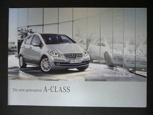 【カタログ】 メルセデスベンツ Aクラス 2代目 A170 W169型 マイチェン★ Mercedes Benz A-CLASS ★2008年8月発行　A4 36ページ/送料230円