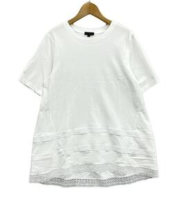 美品 エスカーダ 裾レース半袖Tシャツ レディース SIZE XS (XS) ESCADA