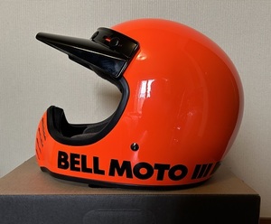 BELL★MOTO3 復刻版 ベル モト３ サイズXＬ(国産Mサイズの方も）展示・美品