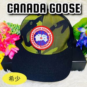 迷彩●CANADA GOOSE●カナダグース●キャップ●帽子●メンズ●レディース●カモフラ●希少●ハイブランド●ブラック●CAP