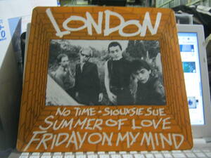 LONDON ロンドン / NO TIME U.K.PROMO 12inch DAMNED CULTURE CLUB SEX PISTOLS STIFF LITTLE FINGERS GENERATION X BUZZCOCKS X-RAY SPEX