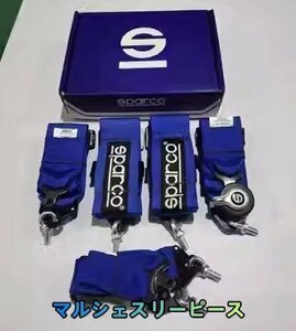 新品！ 安全ベルト 車ベルト レース専用 安全ベルト 五点式　Sparco シートベルトP49