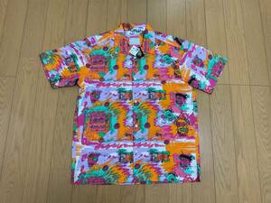 新品 ステューシー Stussy 25周年限定 CHANGO TOMTOM ALOHA SHIRT チャンゴ トムトム アロハシャツ Mサイズ