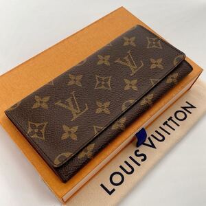 1789【極美品】LOUIS VUITTON ルイヴィトン M61818 モノグラム ポルトフォイユ カルトクレディ 長財布 ウォレット ブラウン