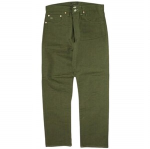 RRL ダブルアールエル LIMITED EDITION 世界200本限定 スリムセルビッジオリーブジーンズ 32 Olive Double RL デニムパンツ MADE IN USA