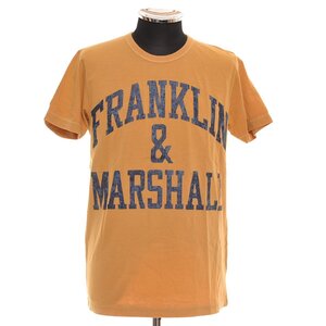 ◆515281 未使用品 FRANKLIN&MARSHALL フランクリン&マーシャル ◇Tシャツ 半袖 アーチロゴ サイズXS 国内Sサイズ メンズ イエロー