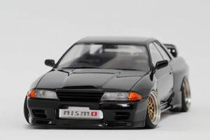 1/24 タミヤ　R32 GT-R ブラック　BBS LM　完成品