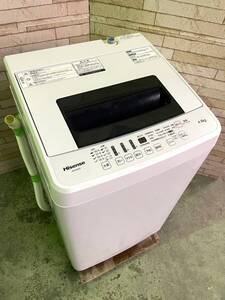 【美品】大阪送料無料★3か月保障付き★洗濯機★2019年★4.5kg★ハイセンス★HW-E4502★S-814