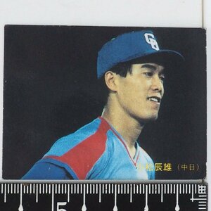 87年 カルビー プロ野球カード No.12【小松 辰雄 中日ドラゴンズ】昭和62年 1987年 当時物 Calbee おまけ 食玩 BASEBALL【中古】送料込