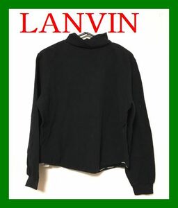 1999円 LANVIN 長袖カットソー 黒 