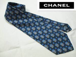 ◆超美品 シャネル CHANEL ■ 定番 ネックタイ ●15-11-242F