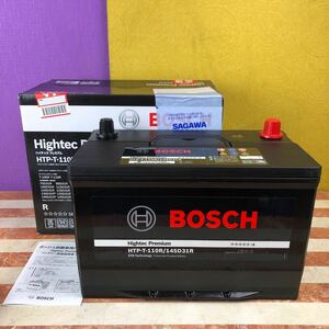 新品未使用 BOSCH ボッシュ ハイテックプレミアム T-110R 145D31R 872cca パルス放充電施行 廃棄カーバッテリー無料回収 ランクルプラド