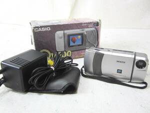 【希少】CASIO カシオ QV-100 初期型 デジカメ デジタルカメラ 内蔵メモリー方式 通電OK 現状品 (5407)
