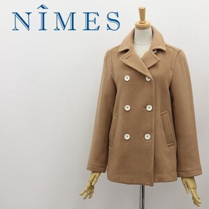 ◆NIMES ニーム ウール ダブル Pコート ベージュ 1