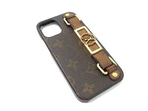 LOUIS VUITTON ルイヴィトン M69782 モノグラム バンパー ドーフィーヌ iPhone12/12 Pro 対応 アイフォンケース ブラウン系 BJ0325