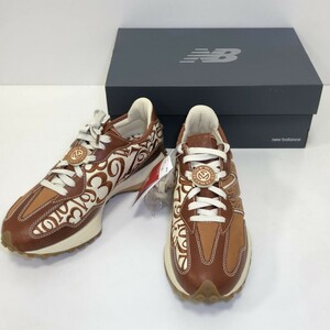 07w2410★1円~ FRANK MULLER x NEW BALANCE 327 BROWN フランクミュラー ニューバランス メンズ 29cm MS327FMC 中古品