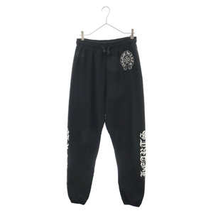 CHROME HEARTS クロムハーツ SWEAT PANTS ロゴプリントスウェットロングパンツ ブラック M