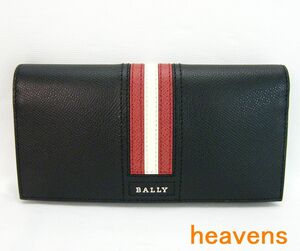 BALLY ブラック ボヴィンレザー ウォレット TALIRO 6218067【新品】