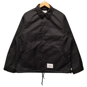 WTAPS ダブルタップス 242TQDT-JKM01 24AW MC / JACKET / NYLON. OXFORD ジャケット ブラック サイズM 正規品 / 36446