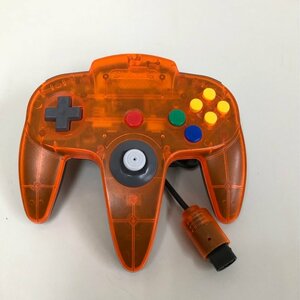 ニンテンドー N64 ニンテンドウ64 コントローラ クリアオレンジ&クリアブラック ダイエー限定カラー NUS-005 240530SK750027