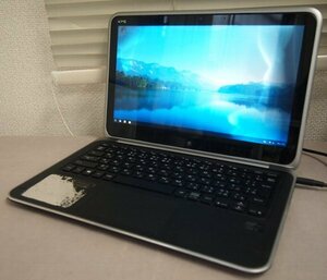 NoS587☆XPS 12 9Q23 液晶液漏れ・ムラ大ジャンク！Core i5 3317U 1.7GHz/メモリ4GB/HDD欠/部品取り用にどうぞ☆