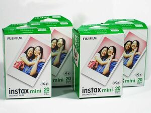 ■　FUJIFILM　INSTAX　mini　チェキ専用フィルム　ホワイト　10枚入り×2、４個セット