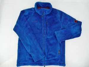 [12B-611-111-1] MAMMUT マムート フリースジャケット ボアジャケット サイズM ブルー 中古