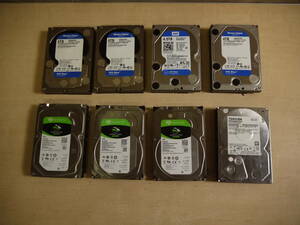 ハードディスク 6TB/4TB/3TB 8点セット 動作未確認 現状品 ジャンク扱い