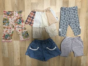 夏物パンツ　90 2枚セット　ハッカベイビー等