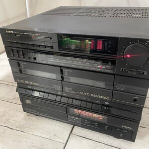 ∞OG∞ サンヨー SANYO CDステレオ DC-1000CD 中古品 一部動作OK 通電OK コンポ カセットテープ ラジオ ラジカセ レトロ家電 ∞T-230953