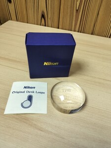 ★Nikon　ニコン　オリジナルディスクルーペ　ペーパーウェイト　ケース付き　ノベルティ★★