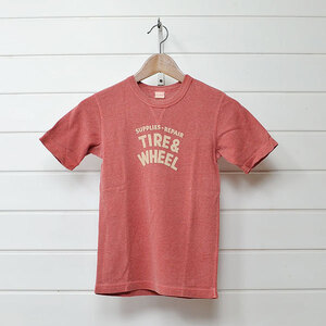 クラッカー TIRE&WHEEL Tシャツ XS レッド CRACKER｜9g1107*A