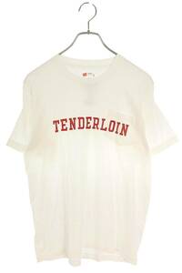 テンダーロイン TENDERLOIN サイズ:S ロゴプリント胸ポケットTシャツ 中古 BS99