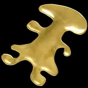 *A5 新品！【Chelo Sastre】Joan Miro ジョアン・ミロ 最高級18金無垢ブローチ 重さ19.6g 幅57.5×38.4mm