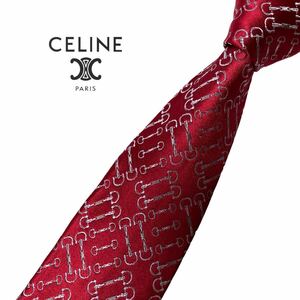 CELINE ネクタイ パターン柄 セリーヌ USED 中古 m1210