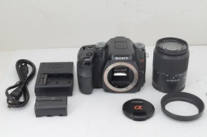 【適格請求書発行】良品 SONY ソニー α100 DSLR-A100K ズームレンズキット (DT 18-70mm F3.5-5.6) デジタル一眼【アルプスカメラ】240317j