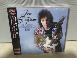 ☆JOE SATRIANI☆LIVE AT LONDON ’S HAMMERSMITH APOLLO, 1993【輸入盤国内仕様】ジョー・サトリアーニ ライヴ 完全限定 新品未開封 帯付