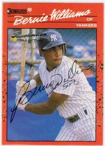 MLB 2004 Donruss Timelines Recollection Collection Buy Back Autograph Bernie Williams 1/5 Auto 直筆サイン バーニー・ウィリアムス