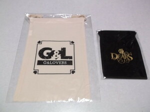 ☆　ガクト　Gackt　【　きんちゃく　巾着 2点セット　】 未開封新品♪